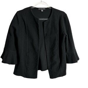Saks Fifth Avenue Black Boucle Style Blazer Size S